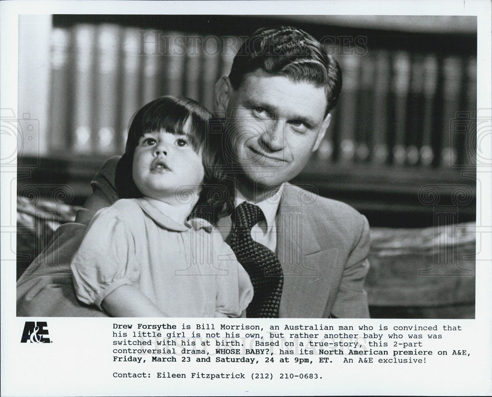 Press Photo Drew Forsythe Actor Whose Baby True-Story Drama Film Movie - Historic Images