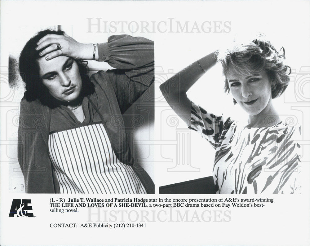 Press Photo Julie T Wallace Patricia Hodge The Life Loves Of She-Devil Film - Historic Images