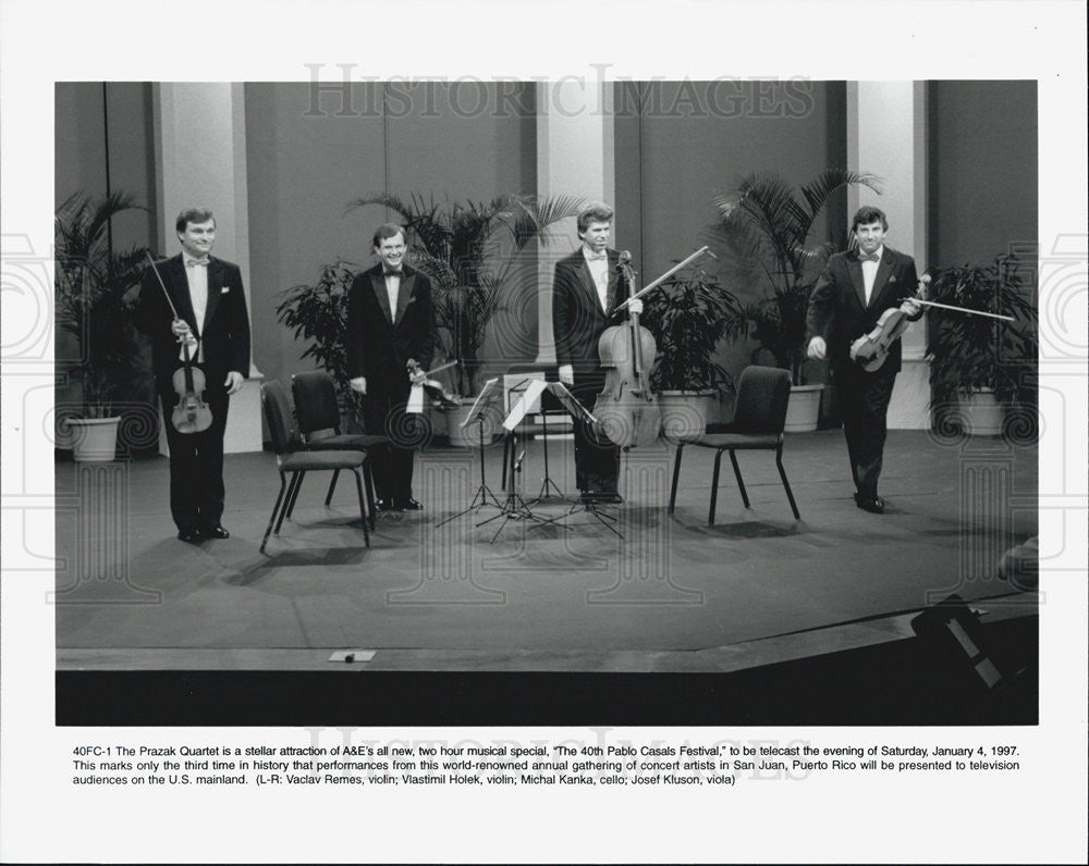 1997 Press Photo The Prazak Quartet - Historic Images