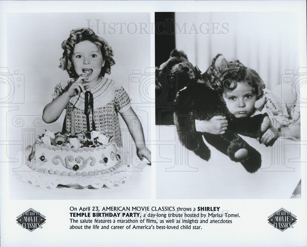 Press Photo Shirley Temple Birthday Party - Historic Images