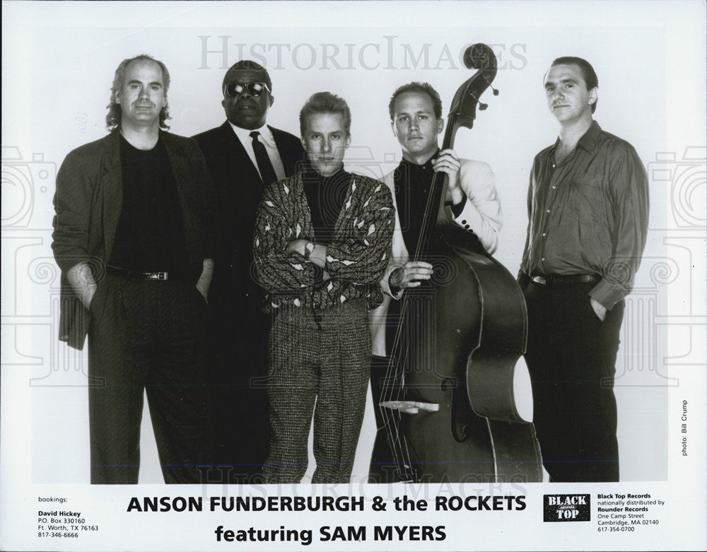 1991 Press Photo Anson Funderburgh &amp; the Rockets - Historic Images