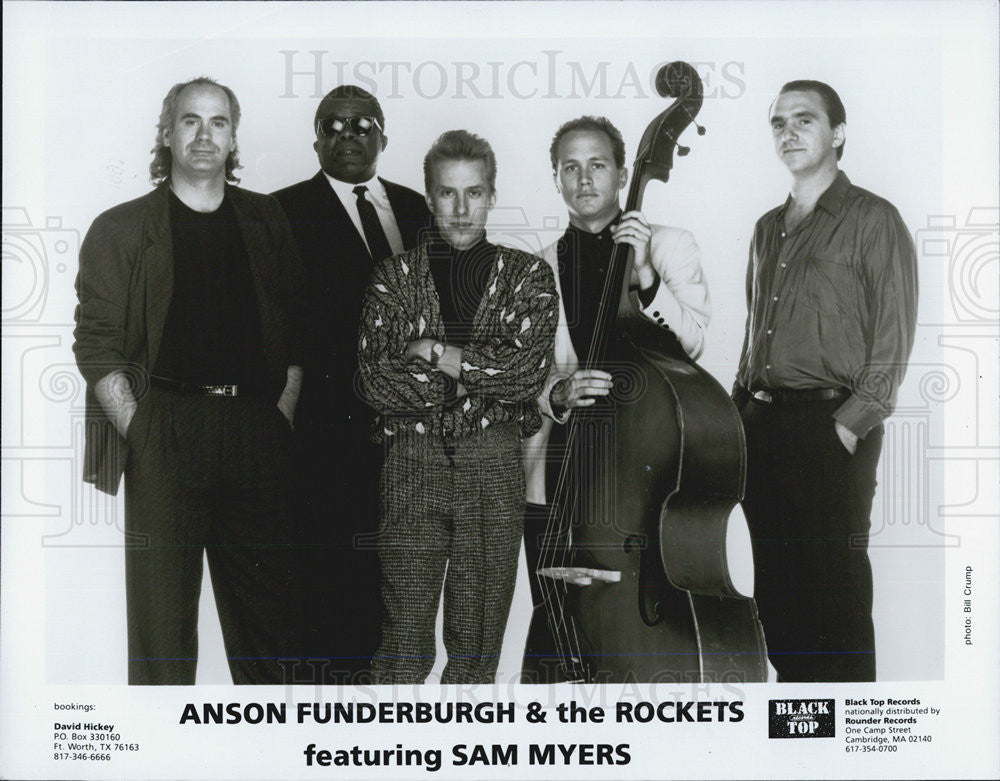 1991 Press Photo Anson Funderburgh & the Rockets - Historic Images