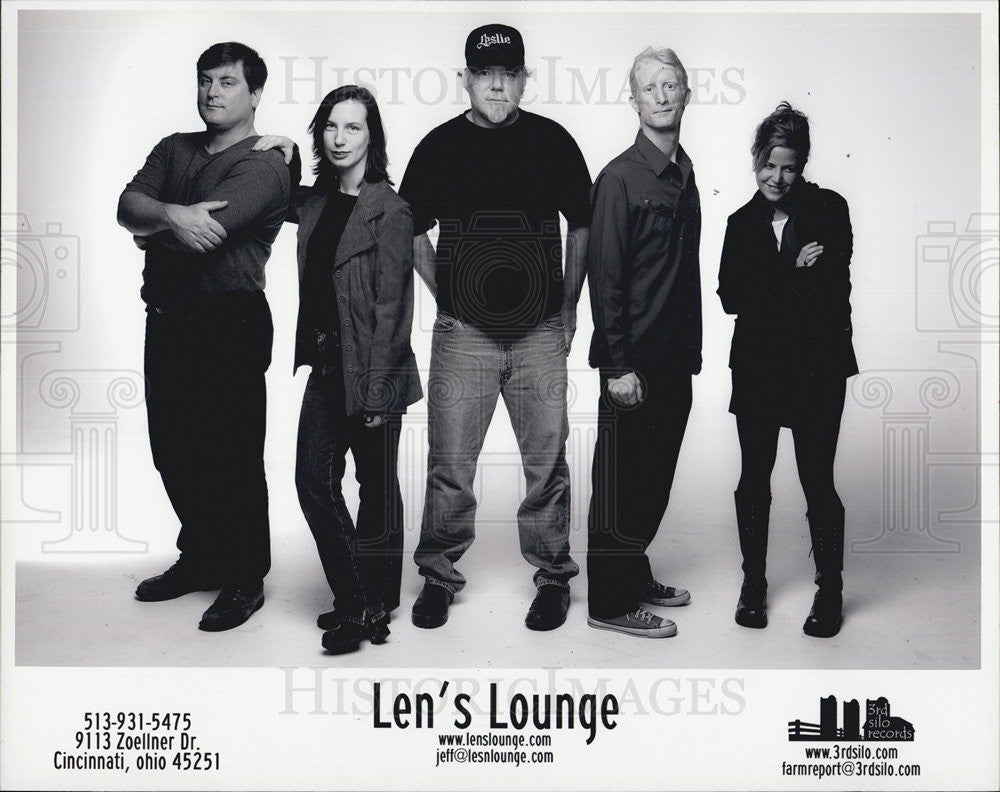 Press Photo Len&#39;s Lounge Musician Entertainer Band Third Silo Records - Historic Images