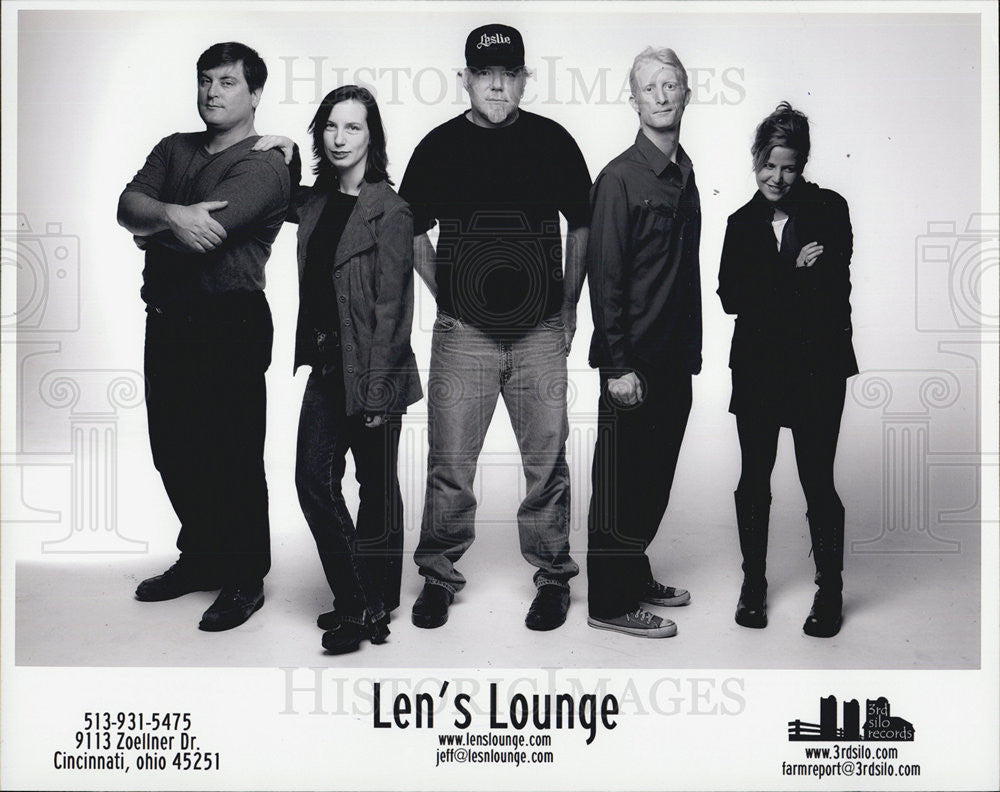 Press Photo Len's Lounge Musician Entertainer Band Third Silo Records - Historic Images