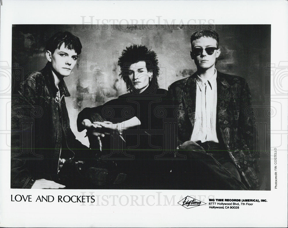 1988 Press Photo Love &amp; Rockets - Historic Images