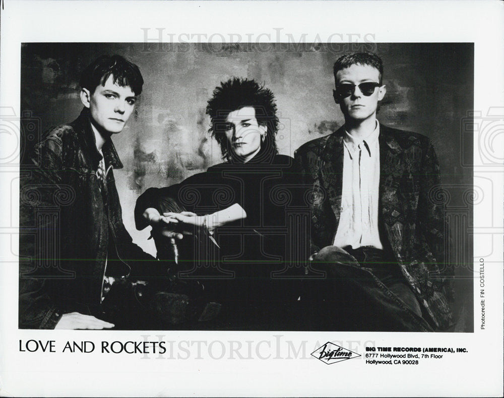 1988 Press Photo Love & Rockets - Historic Images