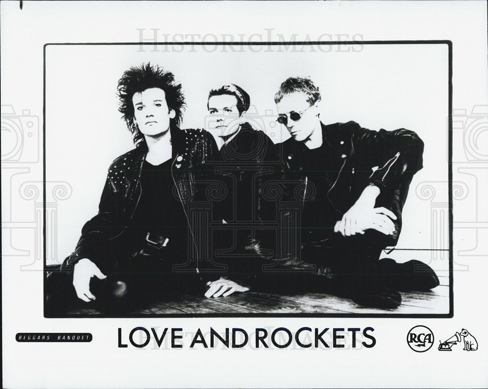 1988 Press Photo Love &amp; Rockets - Historic Images