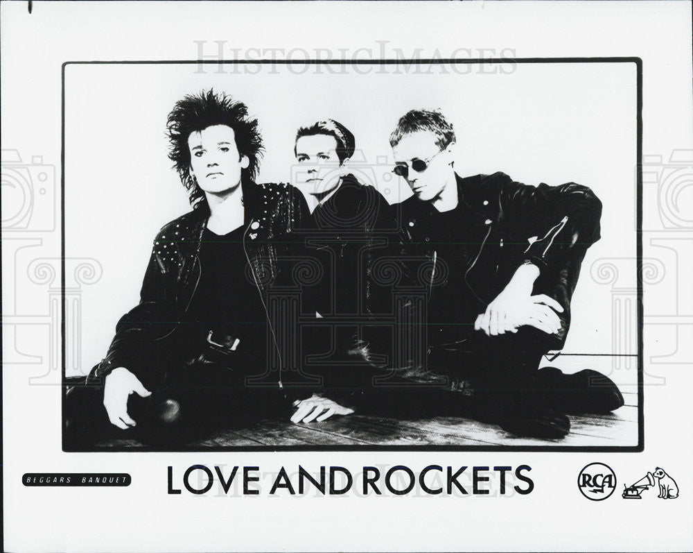 1988 Press Photo Love & Rockets - Historic Images