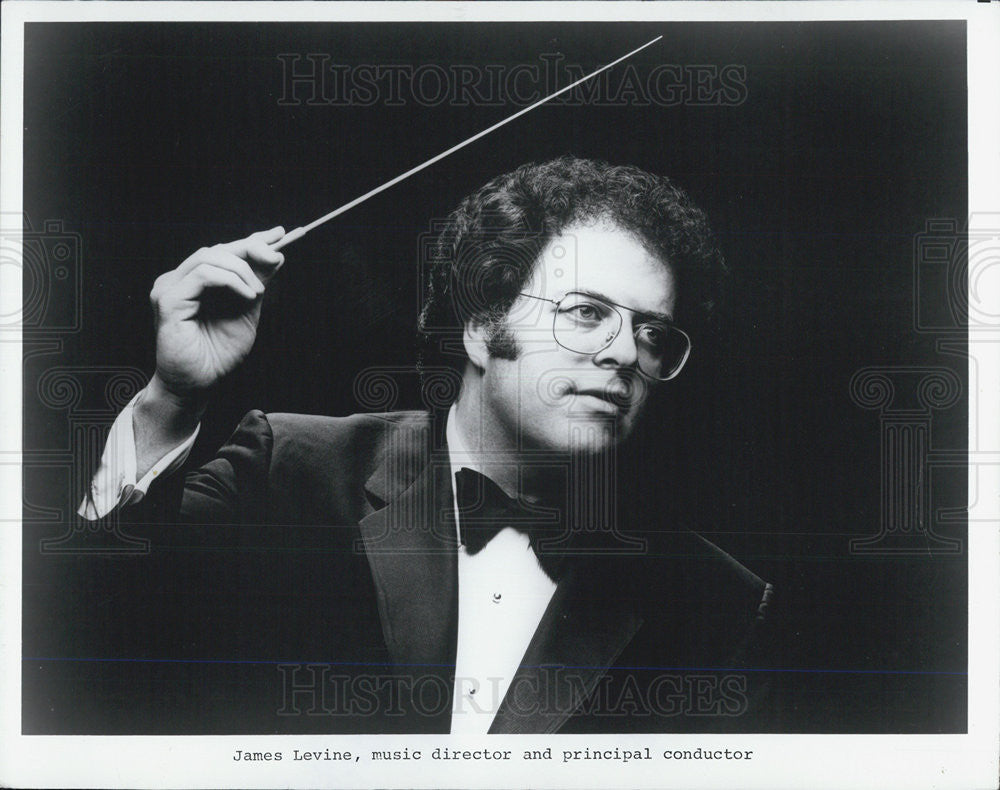 1995 Press Photo James Levine Music Director Orchestra Conductor - Historic Images