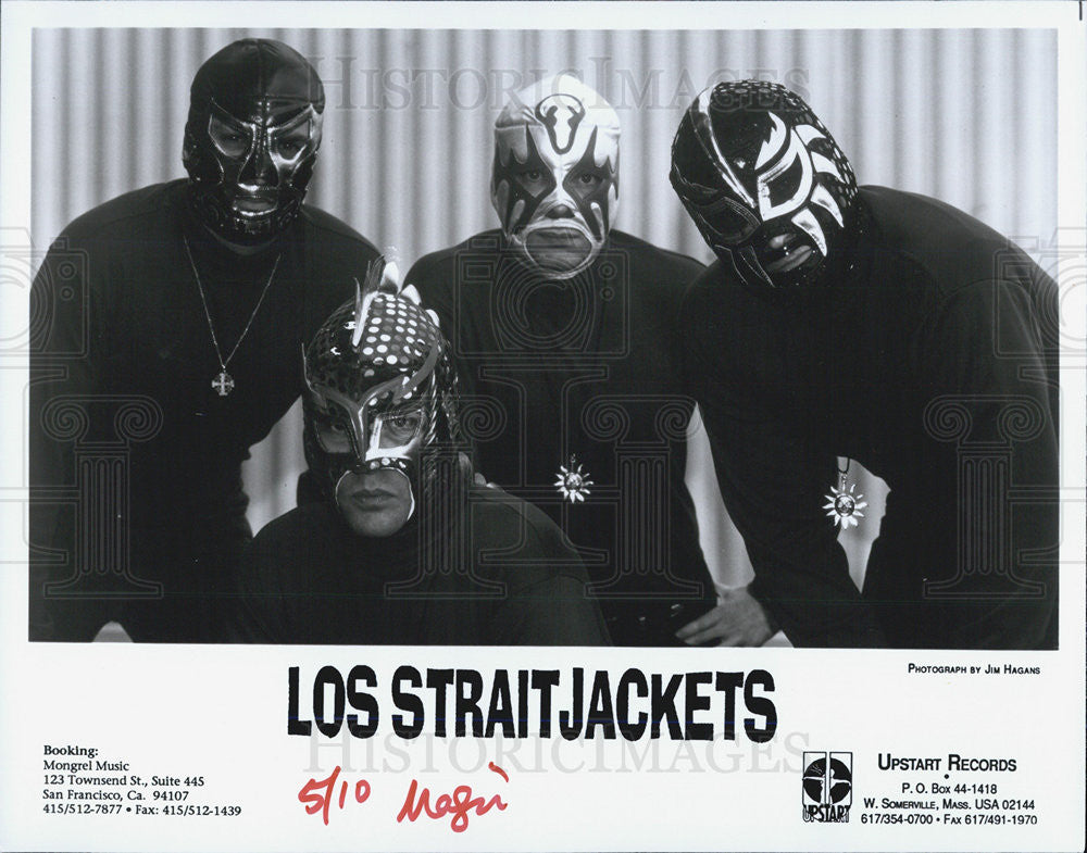 Press Photo Los STrait Jackets Entertainers - Historic Images