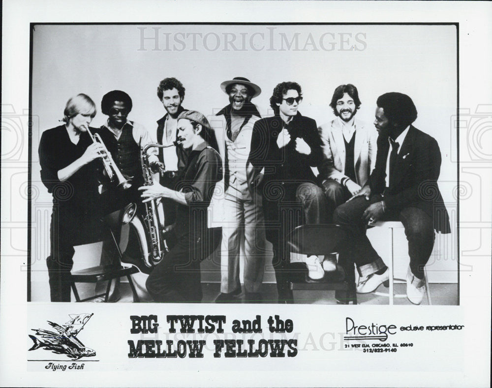 Big Twist & the Mellow Fellows 1984 vintage promo photo print