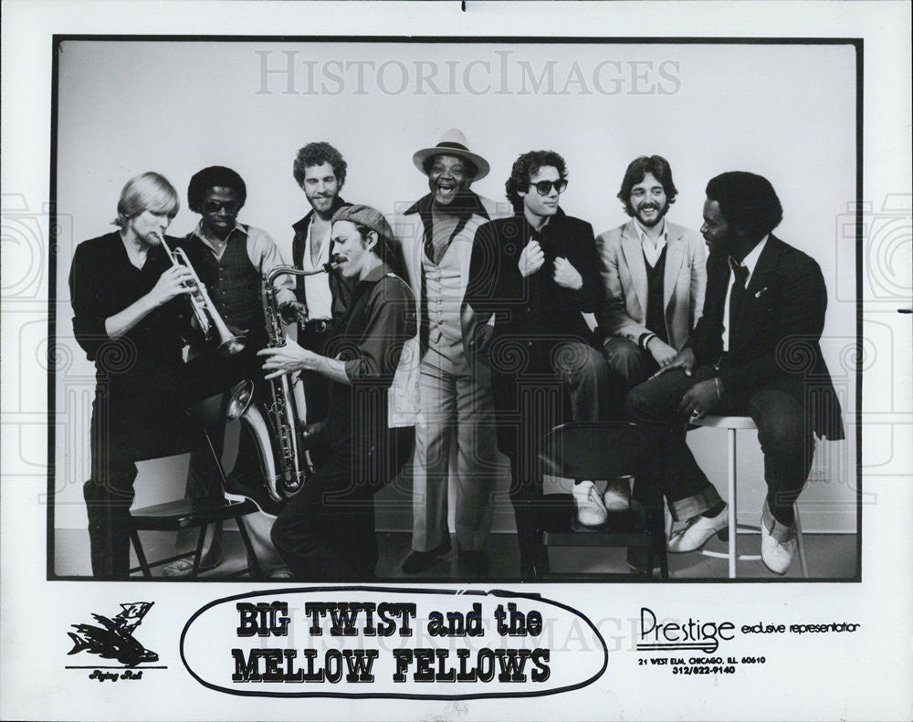 1983 Press Photo Big Twist And The Mellow Fellows Musician Band - Historic Images