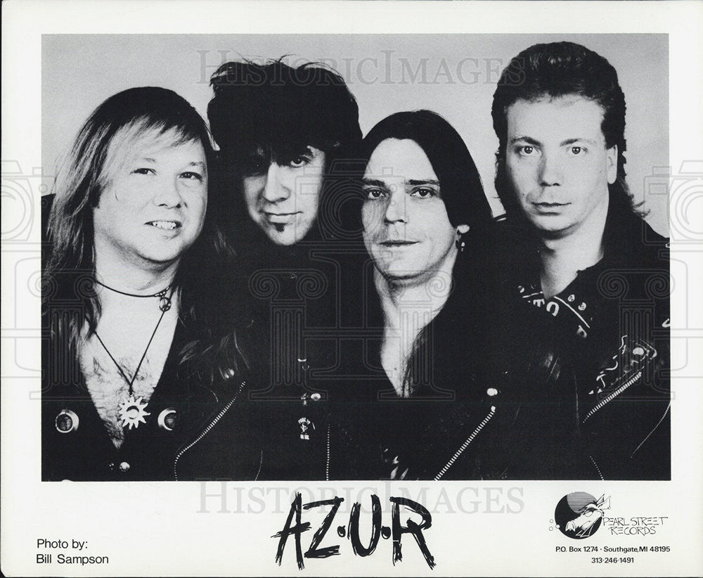 1996 Press Photo AZUR Metal Musician Band Group - Historic Images