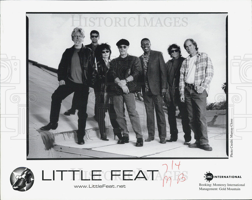 Press Photo Little Feat Band Musician Entertainer Group - Historic Images