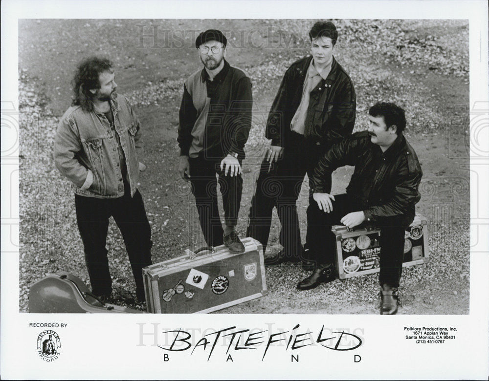 1993 Press Photo Battlefield Band Entertainers Musicians - Historic Images