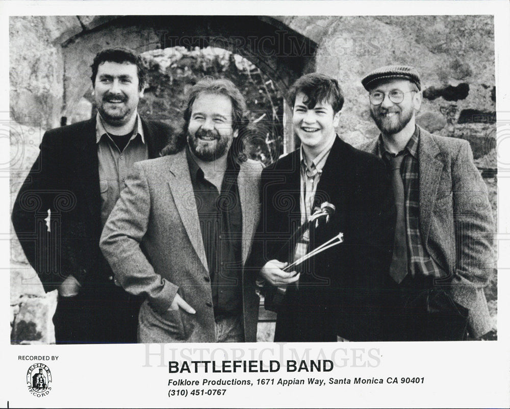 1984 Press Photo Battlefield Band Musician Entertainer Folklore Productions - Historic Images