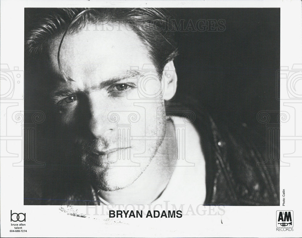 1992 Press Photo Bryan Adams Rock Music Singer And Guitarist For A&amp;M Records - Historic Images