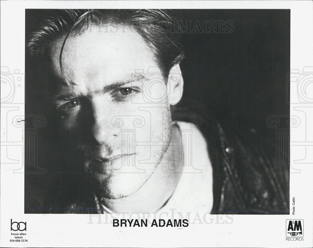 1992 Press Photo Bryan Adams Rock Music Singer And Songwriter For A&amp;M Records - Historic Images