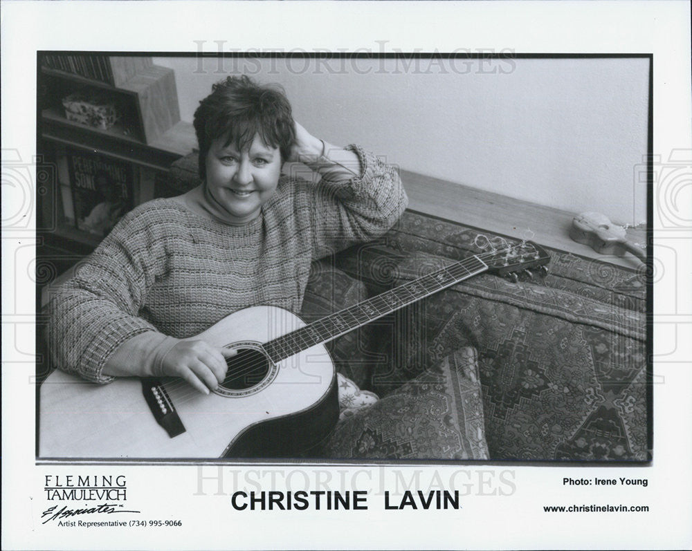 Press Photo Christine Lavin Folk Singer Songwriter New York - Historic Images