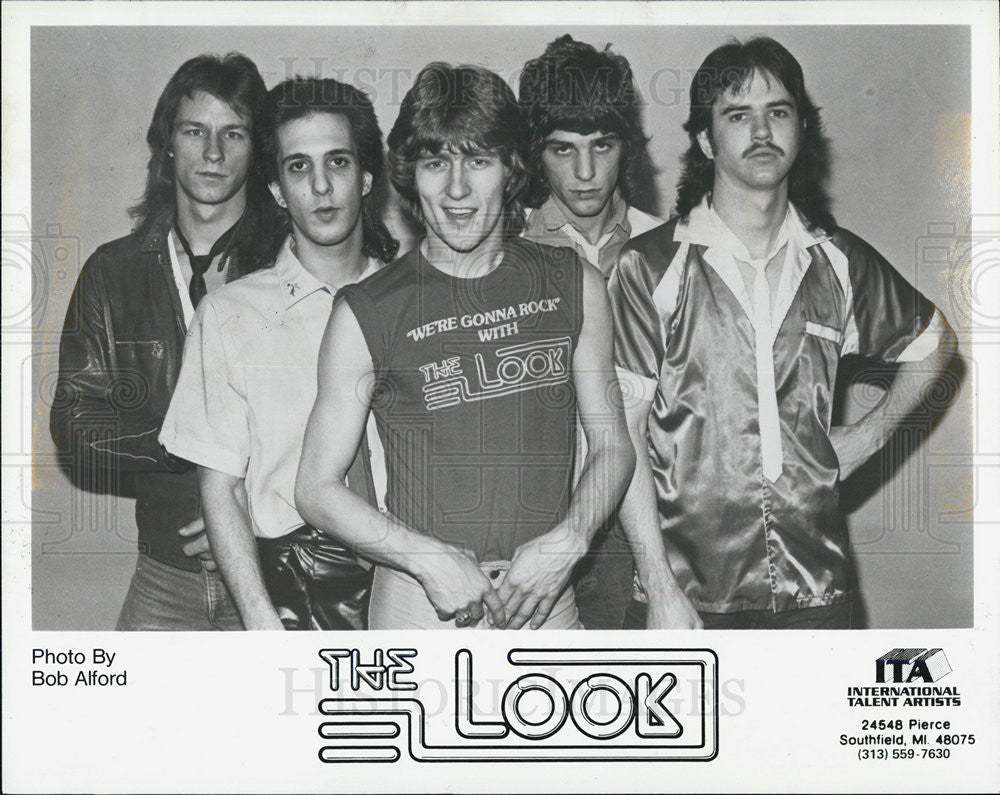 The Look,music group 1980 vintage promo photo print - Historic Images