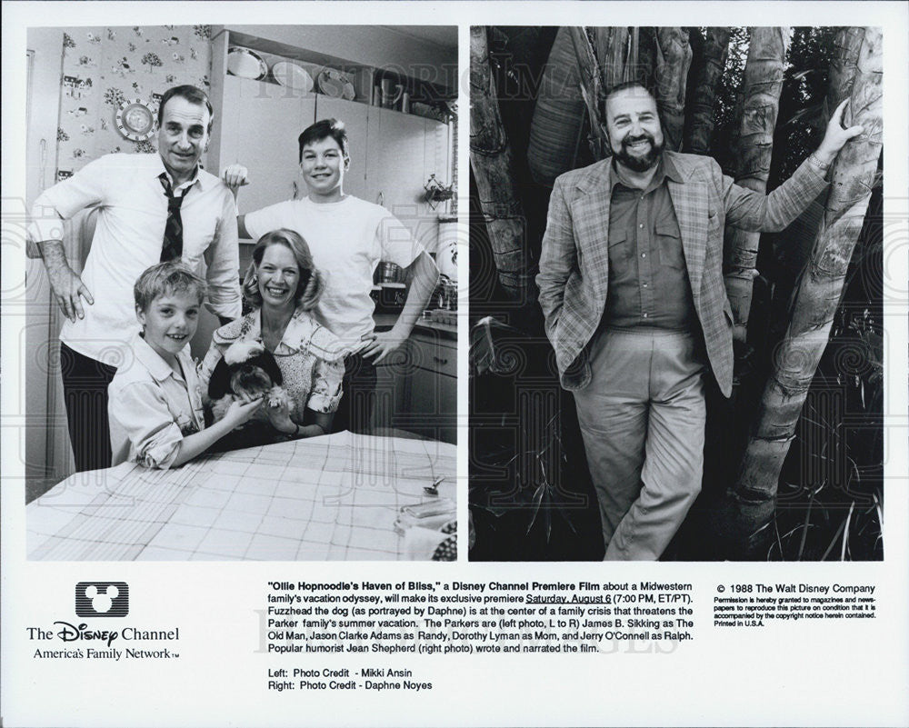 1988 Press Photo Ollie Hopnoodle's Haven Of Bliss Actors Sikking Adams Lyman - Historic Images