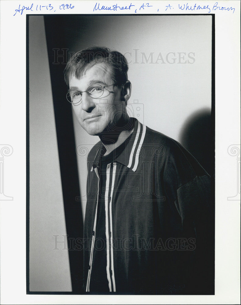 Press Photo Comedian A Whitney Brown - Historic Images