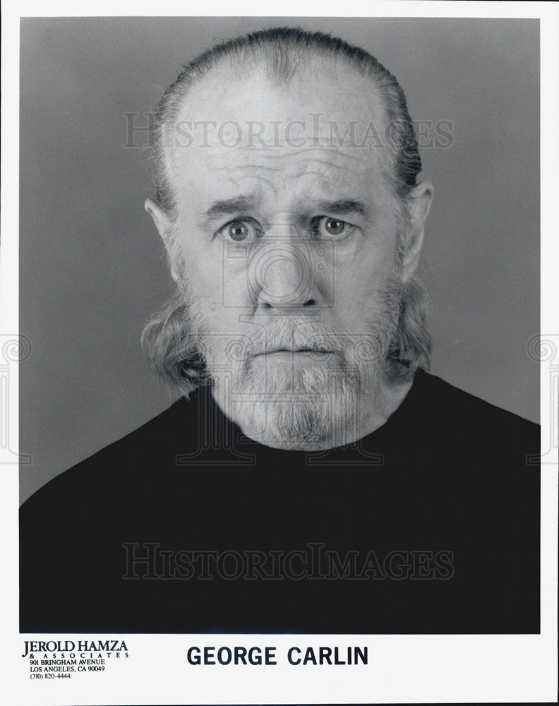 Press Photo George Carlin Comedian - Historic Images