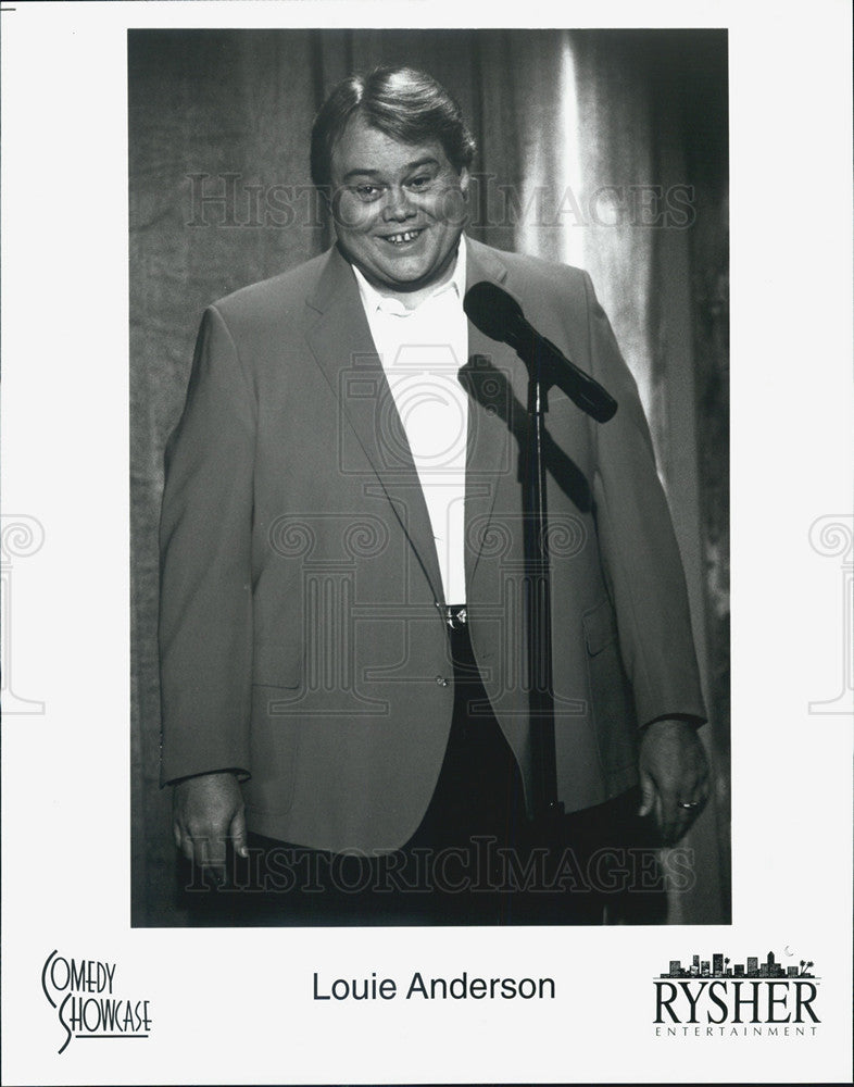 Press Photo Comedian Louie Anderson - Historic Images