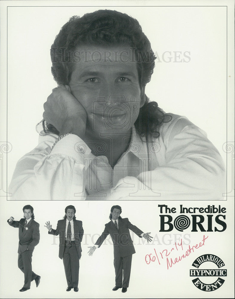 Press Photo The Incredible Boris entertainer - Historic Images
