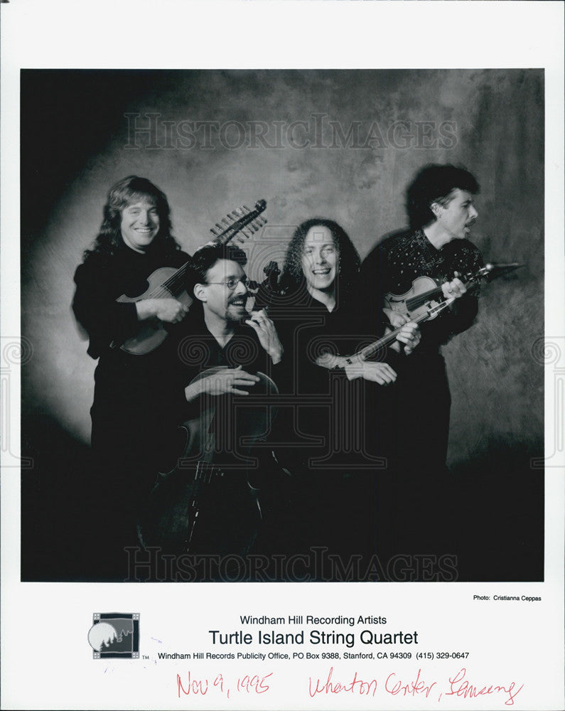 1995 Press Photo Turtle Island String Quartet - Historic Images