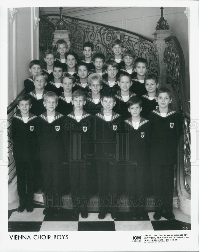 Press Photo The Vienna Choir Boys - Historic Images