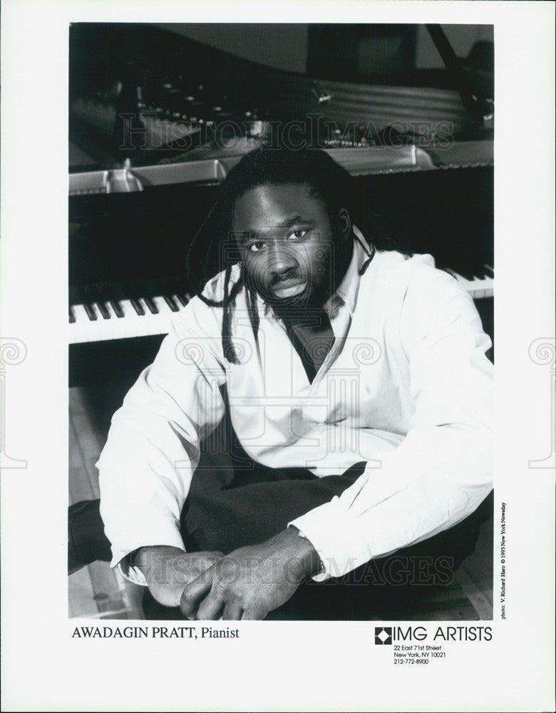 1993 Press Photo Awadagin Pratt, pianist. - Historic Images