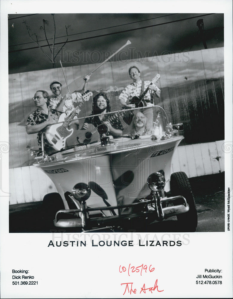 1996 Press Photo Band Austin Lounge Lizards - Historic Images