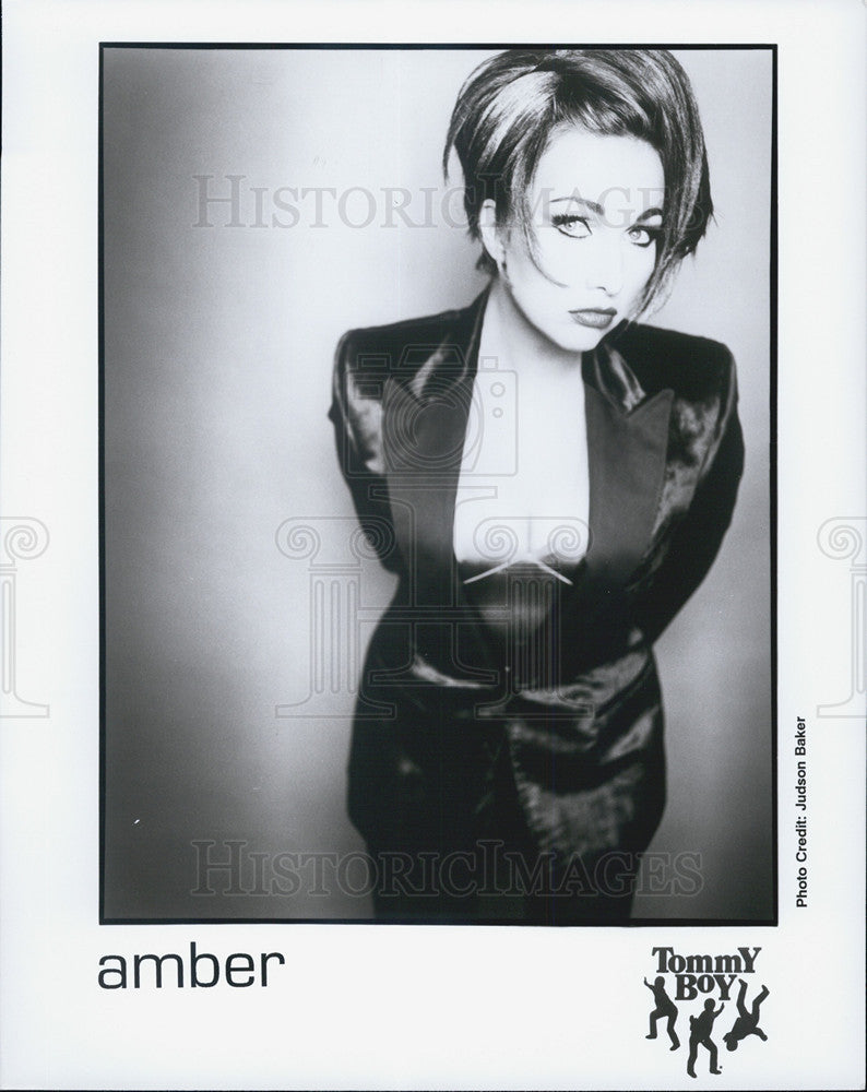 Press Photo Singer Amber of Tommy Boy - Historic Images