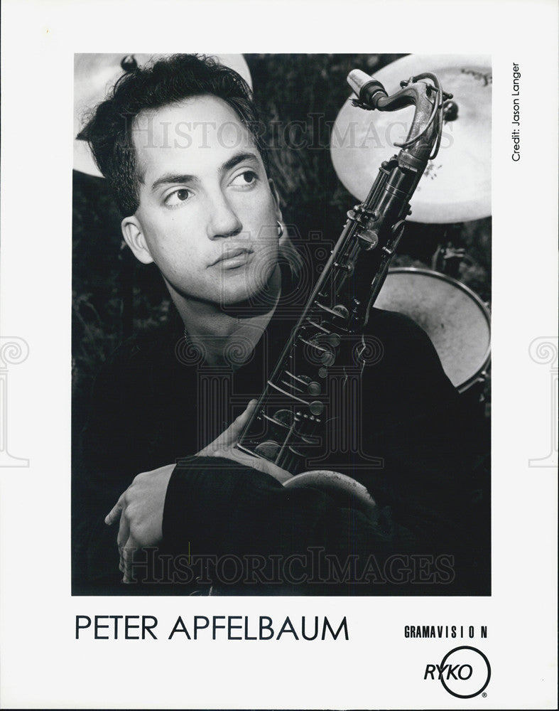 Press Photo Musician Peter Apfelbaum - Historic Images