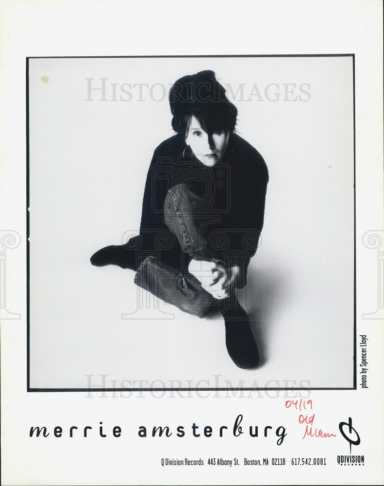 Press Photo Merrie Amsterburg Musician - Historic Images