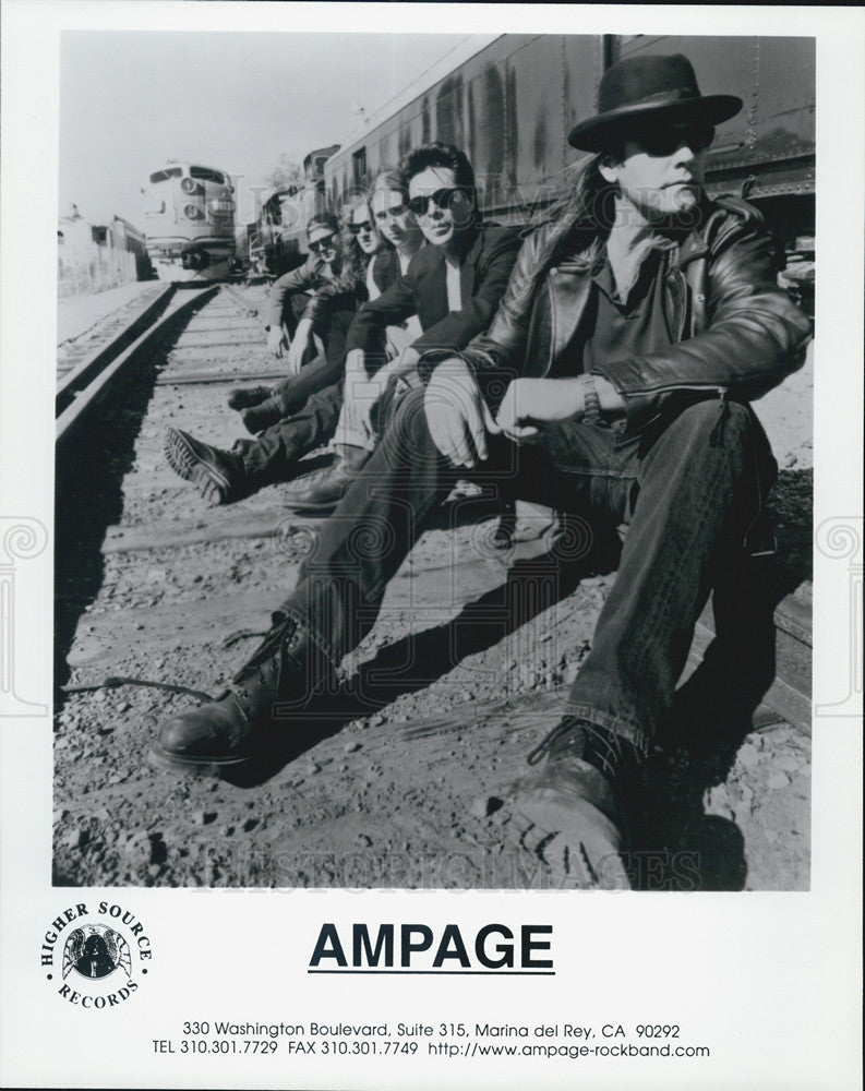 Press Photo Band Ampage - Historic Images