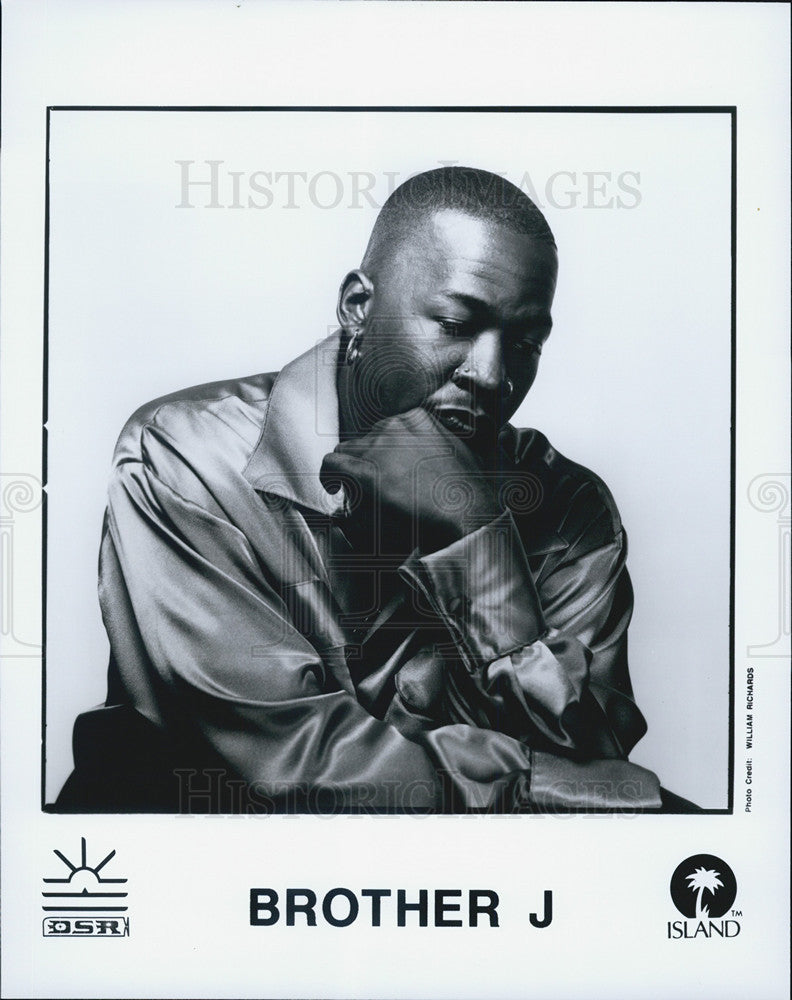Press Photo Brother J Musician - Historic Images