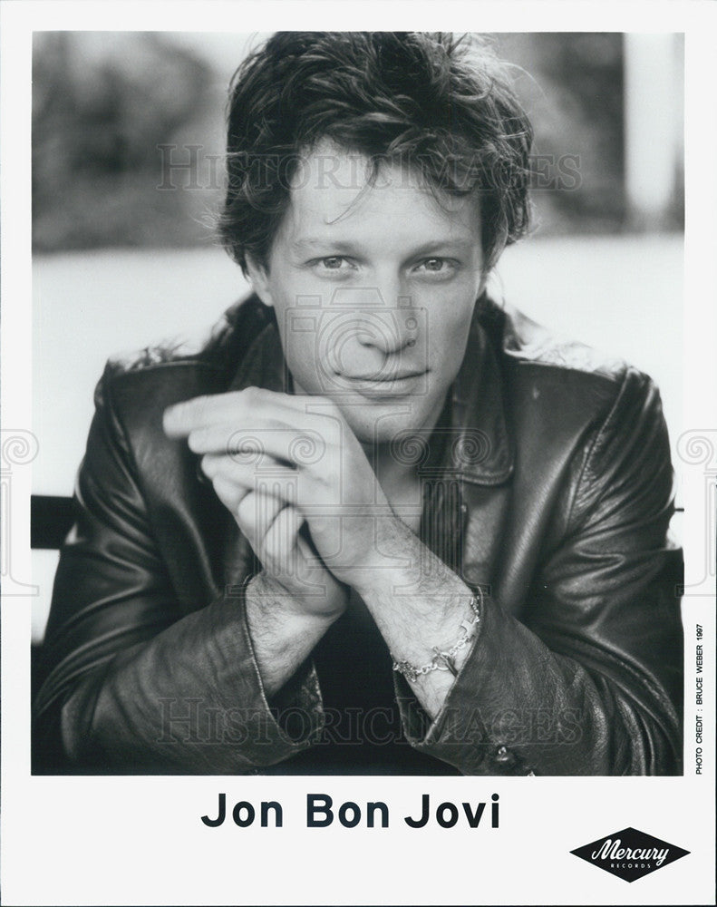 1997 Press Photo Singer Musician Jon Bon Jovi - Historic Images