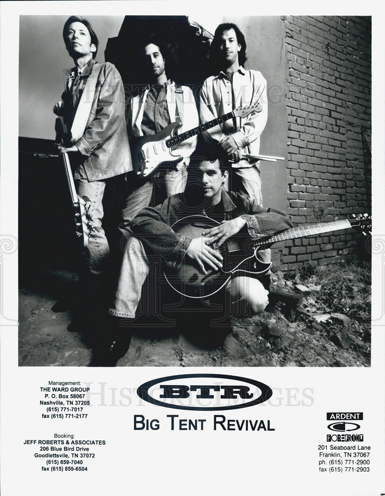 Press Photo Big Tent Revival Musicians Artist - Historic Images