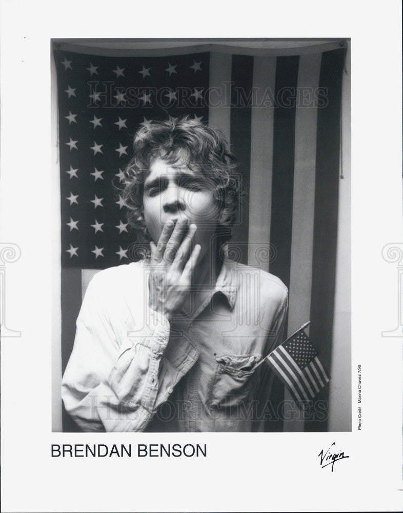 Press Photo Singer Brendan Benson - Historic Images