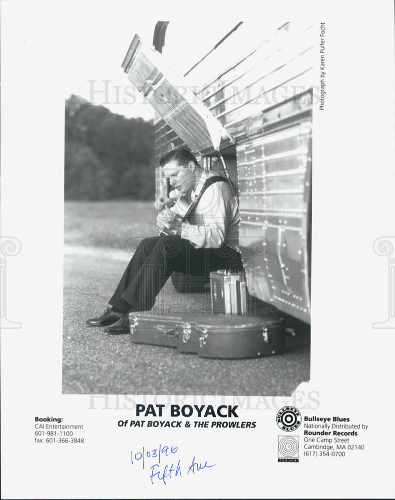 1996 Press Photo Pat Boyack & the Prowlers - Historic Images