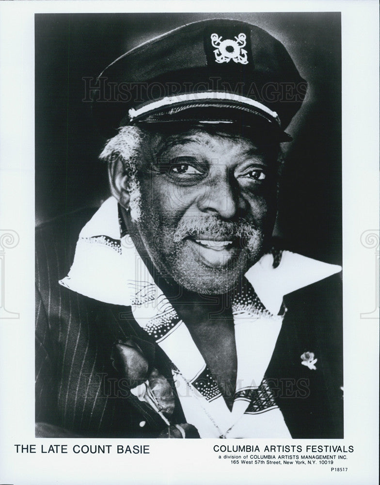 Press Photo The Late Count Basie singer musician - Historic Images