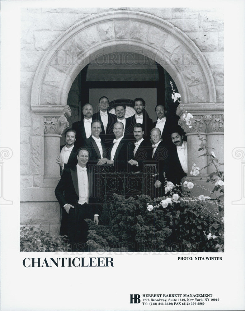 Press Photo Music group,Chanticleer - Historic Images