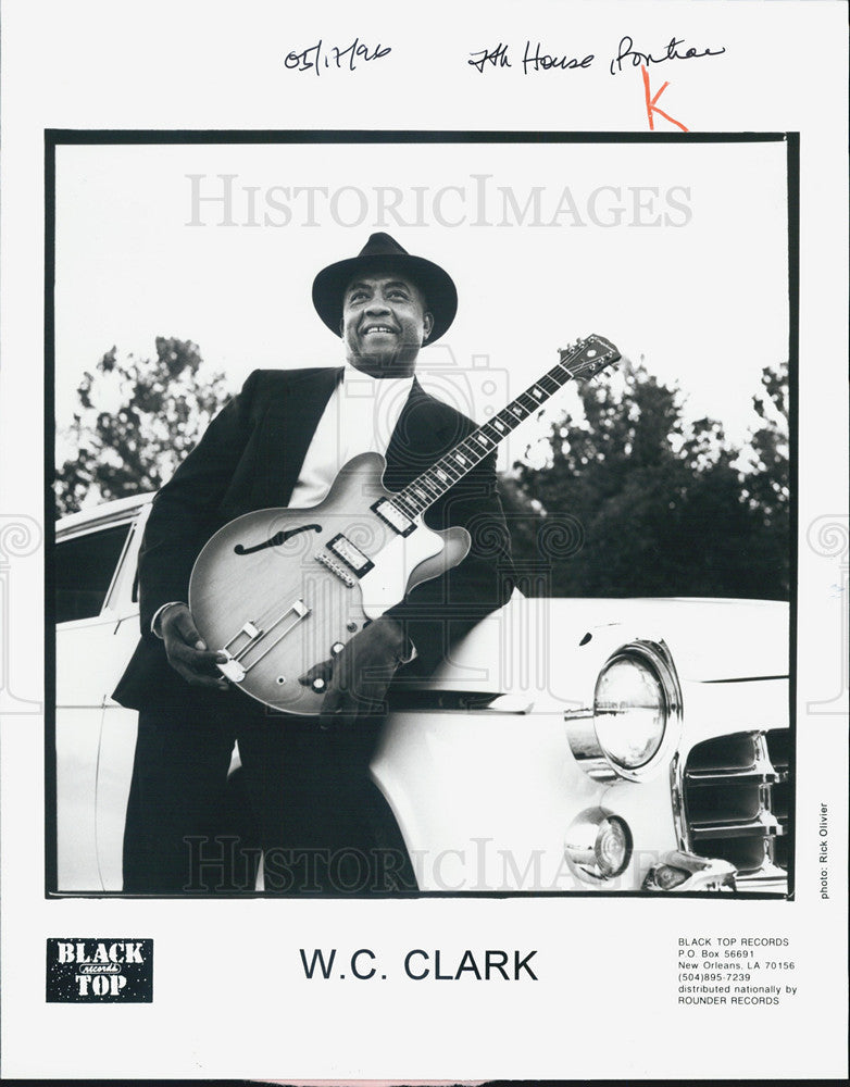 Press Photo W.C. Clark Musician - Historic Images