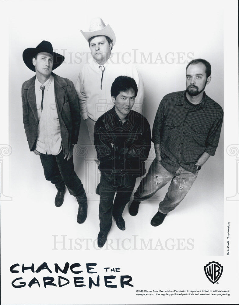 1996 Press Photo Chance The Gardener Band - Historic Images