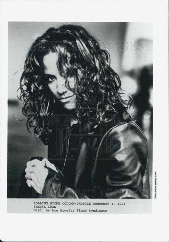 1995 Press Photo Singer Sheryl Crow - Historic Images