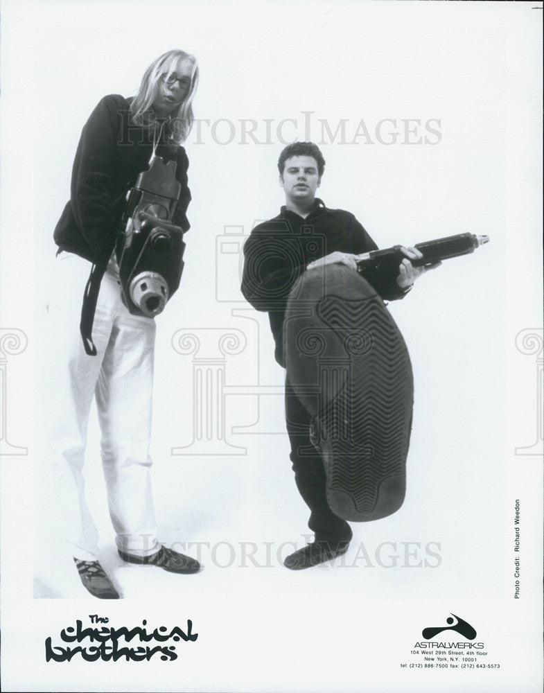 Press Photo Musical Group The Chemical Brothers - Historic Images