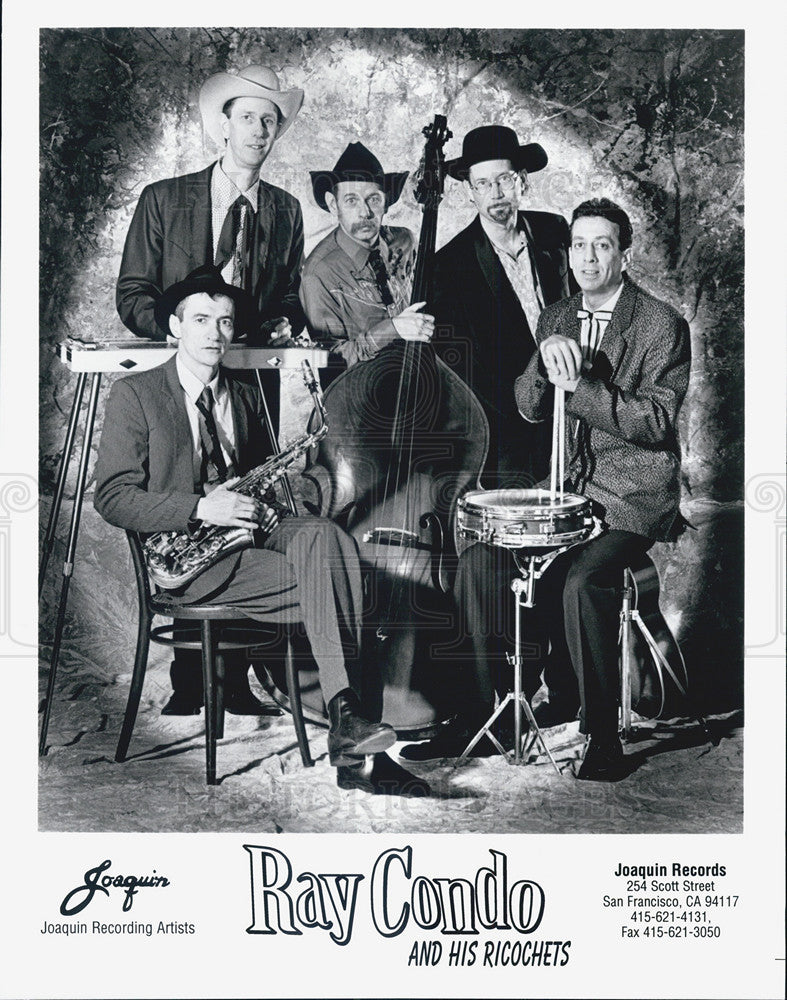 Press Photo Ray Condo And His Ricochets Band - Historic Images