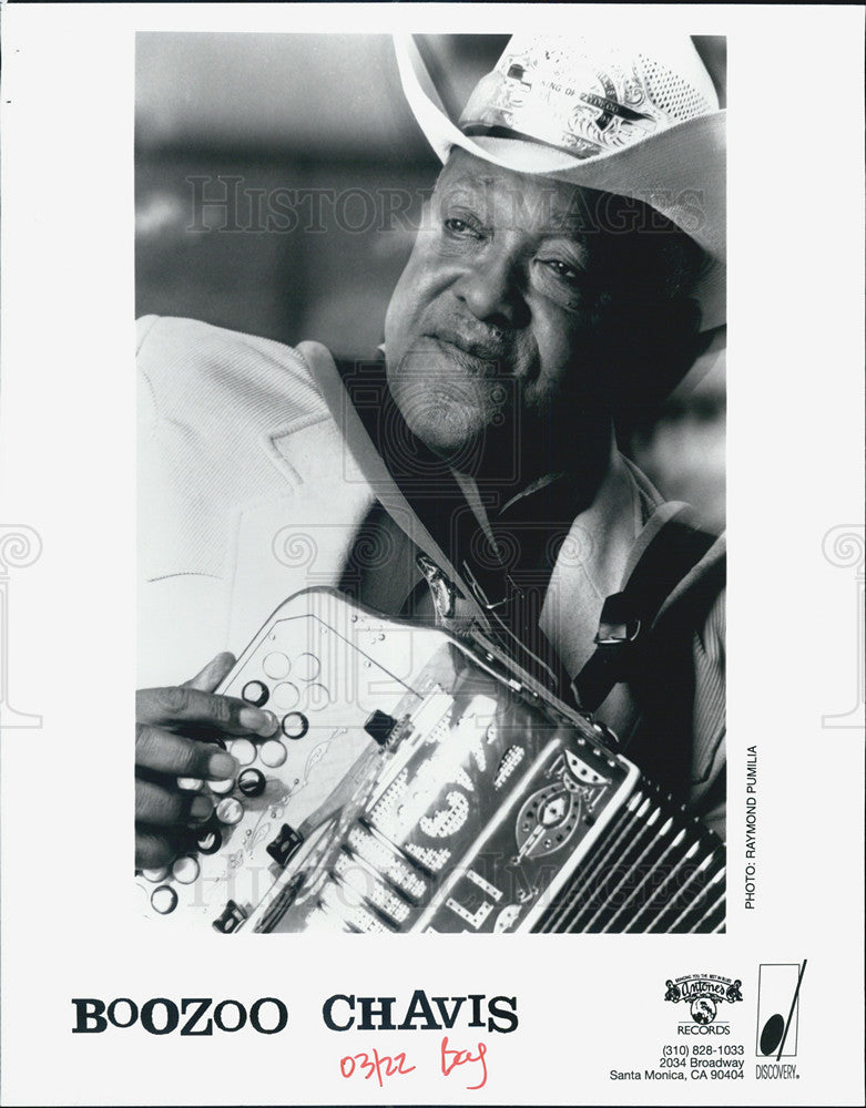Press Photo Boozoo Chavis Musician - Historic Images